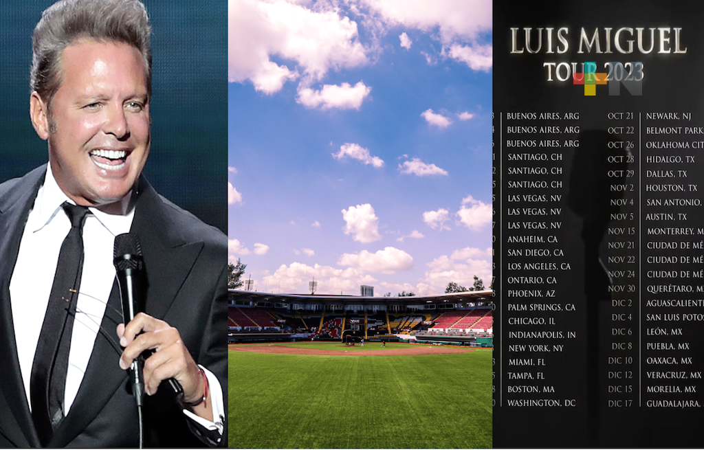 Luis Miguel en el Estadio Beto Ávila, el 12 de diciembre MÁSNOTICIAS
