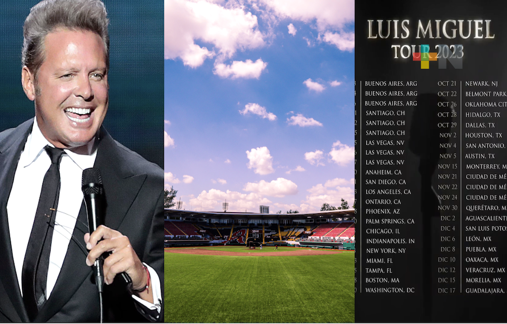 Luis Miguel en el Estadio Beto Ávila, el 12 de diciembre