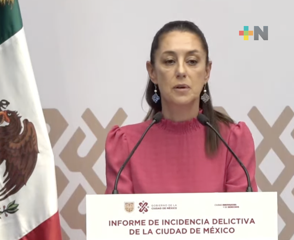 Estrategia de seguridad en Ciudad de México registra resultados positivos: Claudia Sheinbaum