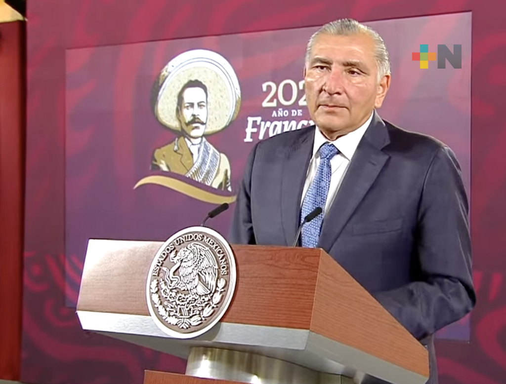 Salud del presidente avanza favorablemente: Adán Augusto López