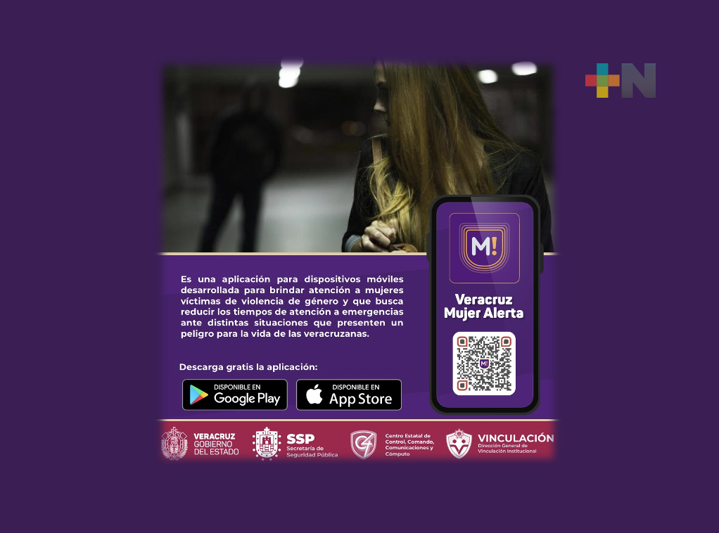 SSP pone a disposición de mujeres y niñas la aplicación digital «Veracruz Mujer Alerta»