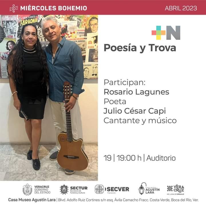 Concierto de poesía y trova en casa museo Agustín Lara