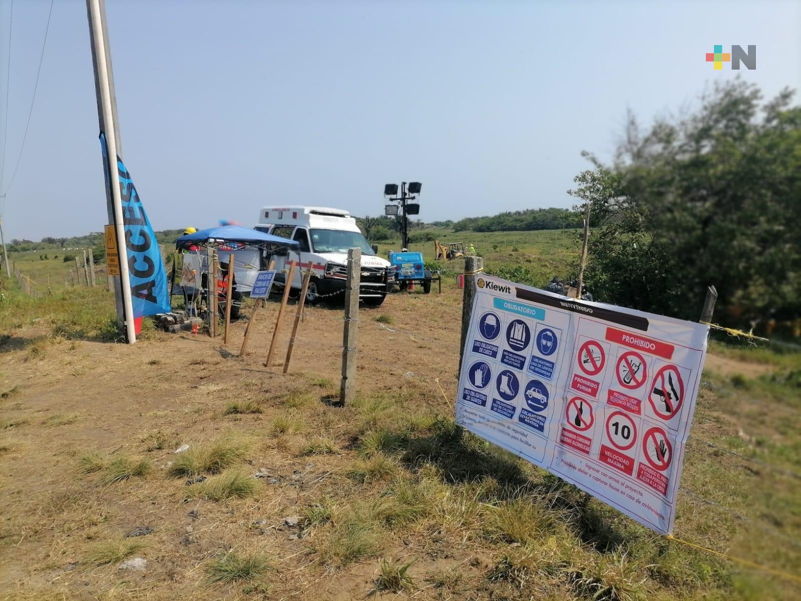 Iniciaron trabajos de construcción del gasoducto marino en Coatzacoalcos