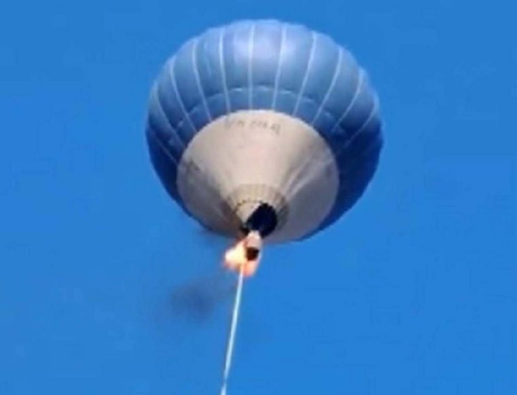 Detienen a presunto responsable de incendio de globo aerostático