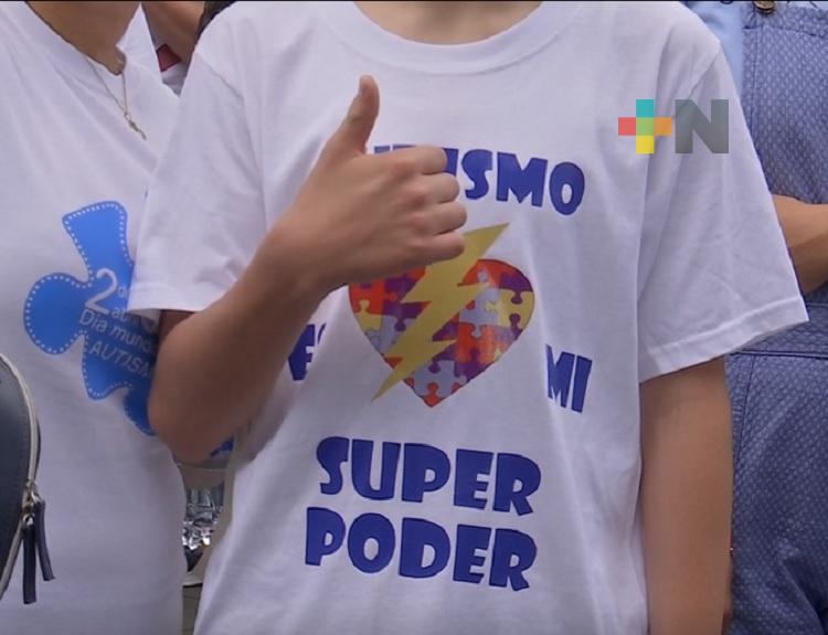 En Xalapa conmemoraron el Día Mundial del Autismo