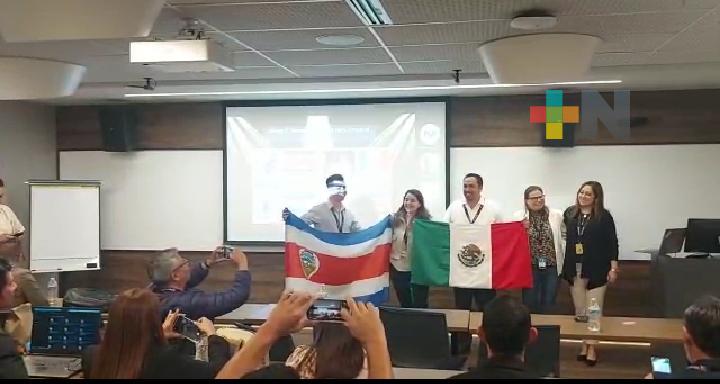 Estudiantes del Conalep Veracruz ganan concurso en Costa Rica