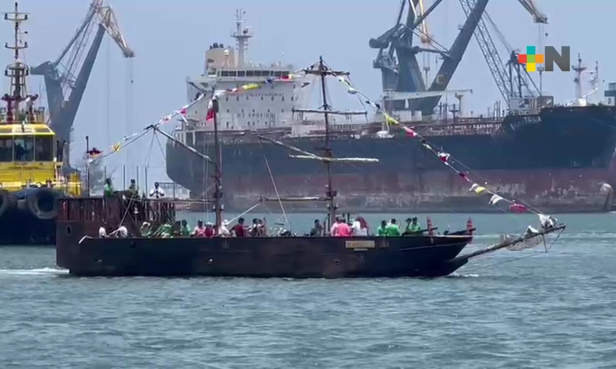 Goleta «Iguala» inicia traslados de turistas a San Juan de Ulúa