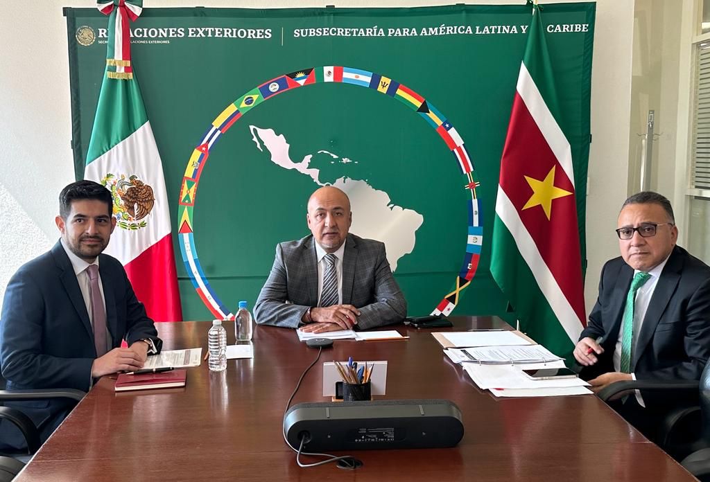 México y Surinam celebran la Primera Reunión del Mecanismo en Materias de Interés Común