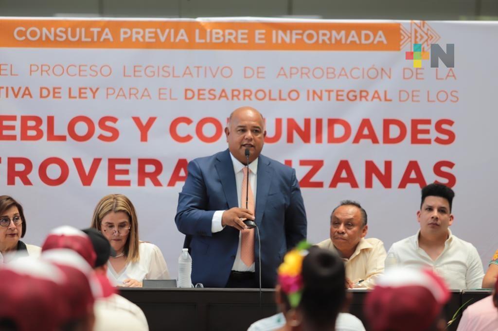 Encabeza Eric Cisneros los foros de consulta para reformar ley de desarrollo integral de pueblos y comunidades afroveracruzanos