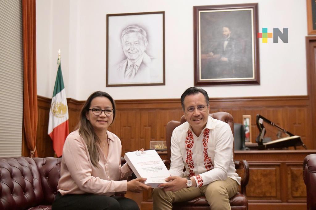 Contralora general presenta al gobernador retroalimentación del informe anual del Sistema de Control Interno