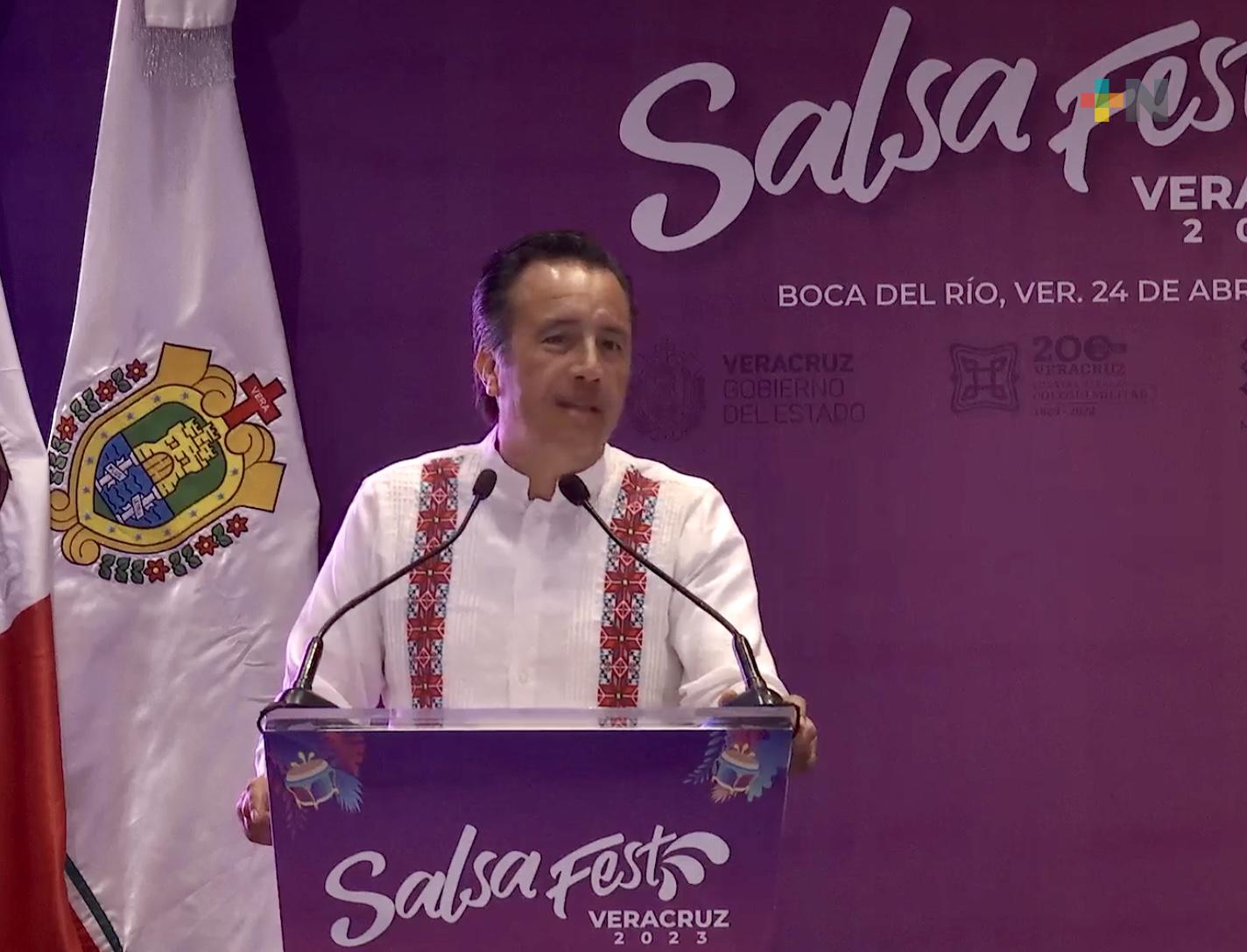 Gobernador presenta espectacular cartelera del Salsa Fest 2023