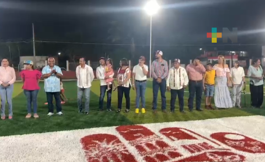 Inauguran rehabilitación de unidad deportiva en Cosamaloapan