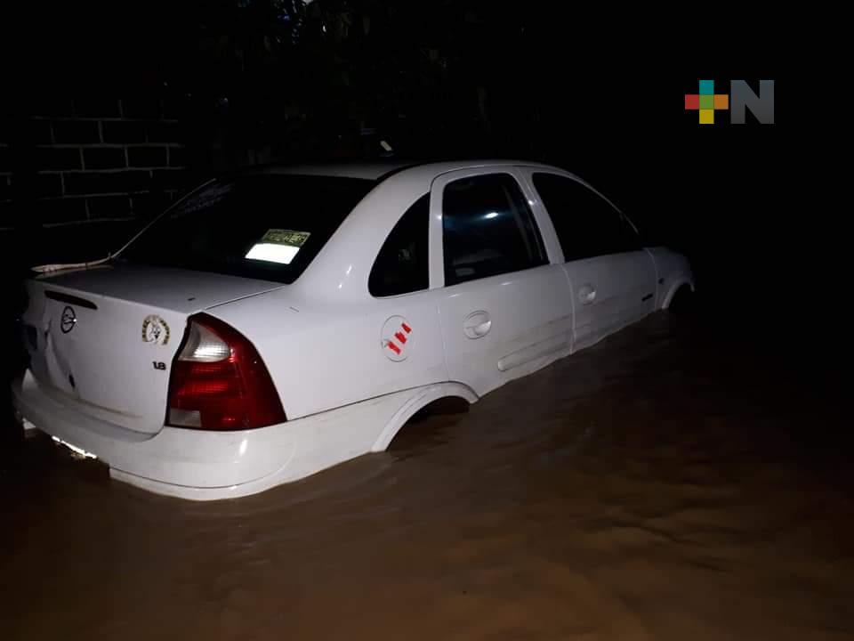 Tromba provocó afectaciones en colonias de Martínez de la Torre