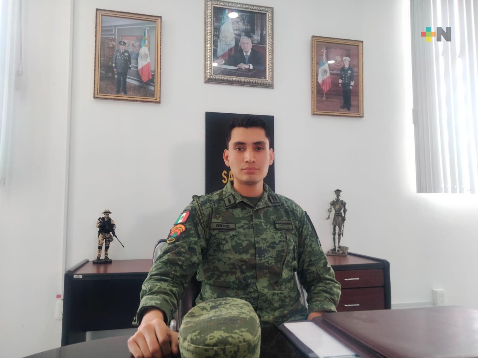 Regresan paseos dominicales en campo militar de Xalapa para conocer tareas del ejército