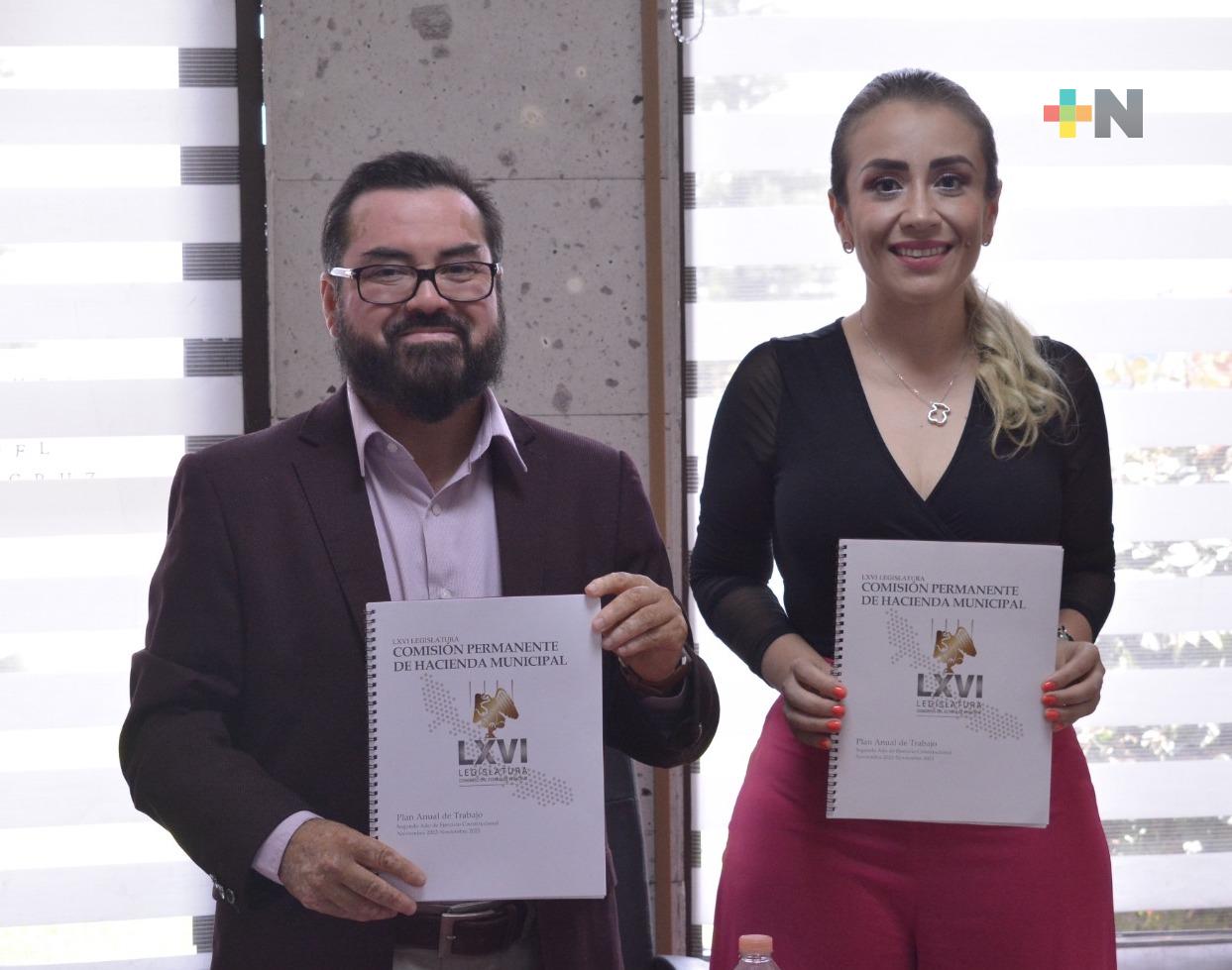 Avala Comisión de Hacienda Municipal su programa anual de trabajo