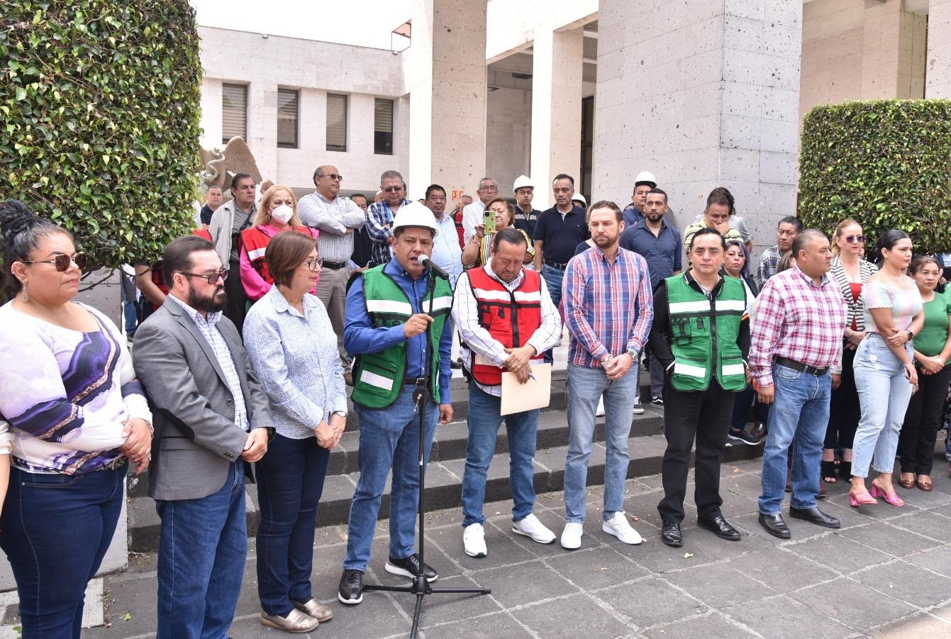 Congreso del Estado participó en simulacro nacional de sismo 2023