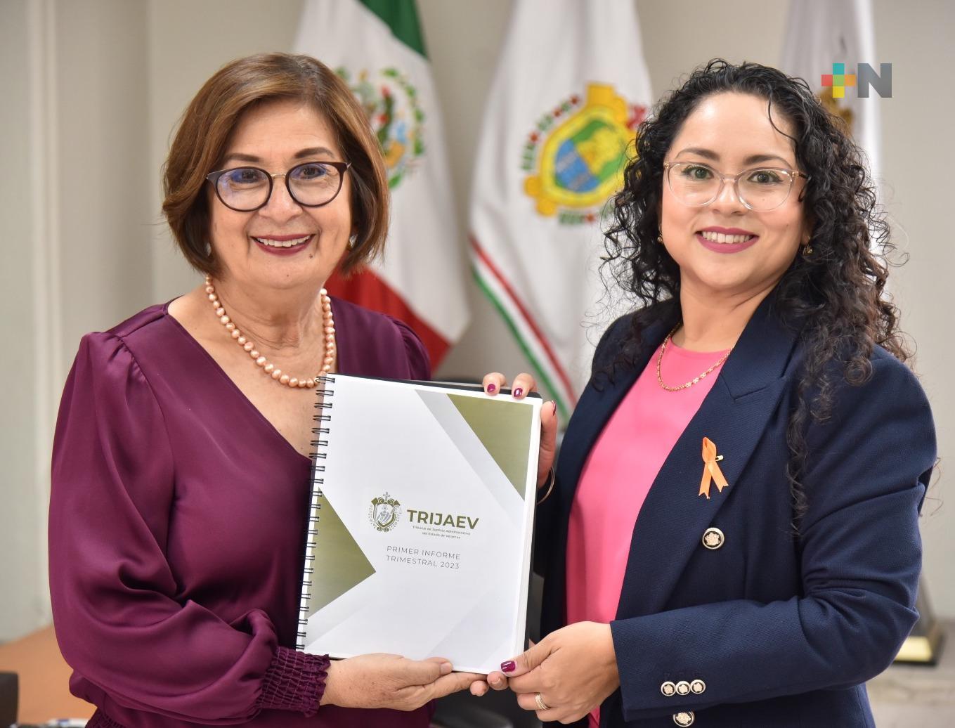 Recibe Congreso del Estado el primer informe trimestral del Trijaev