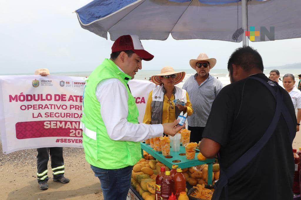 Supervisa Salud módulos de atención médica por operativo de Semana Santa