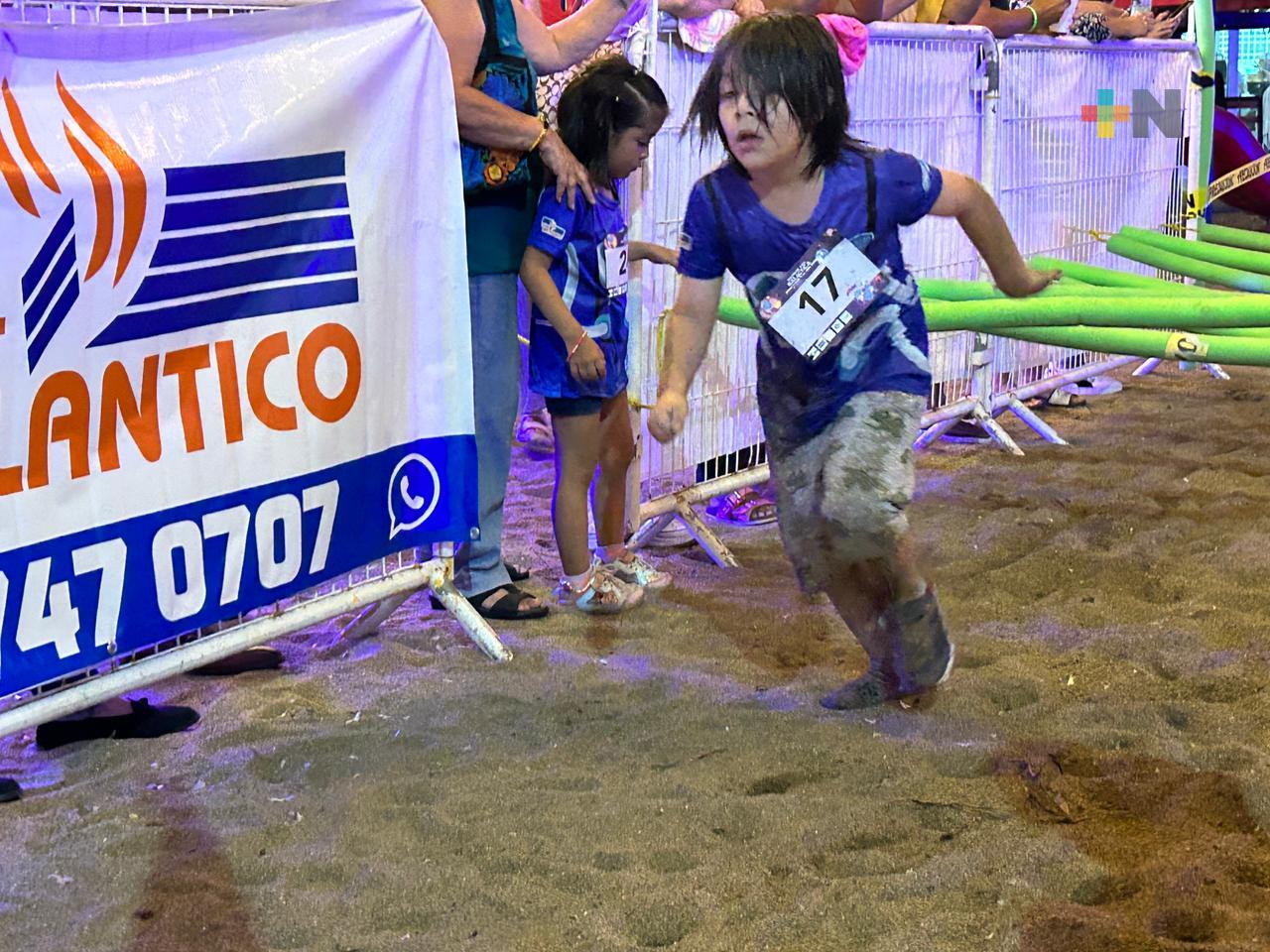 Cerca de 200 niños participan en la Warrior Kids Galáctica «Vuelta a la luna»