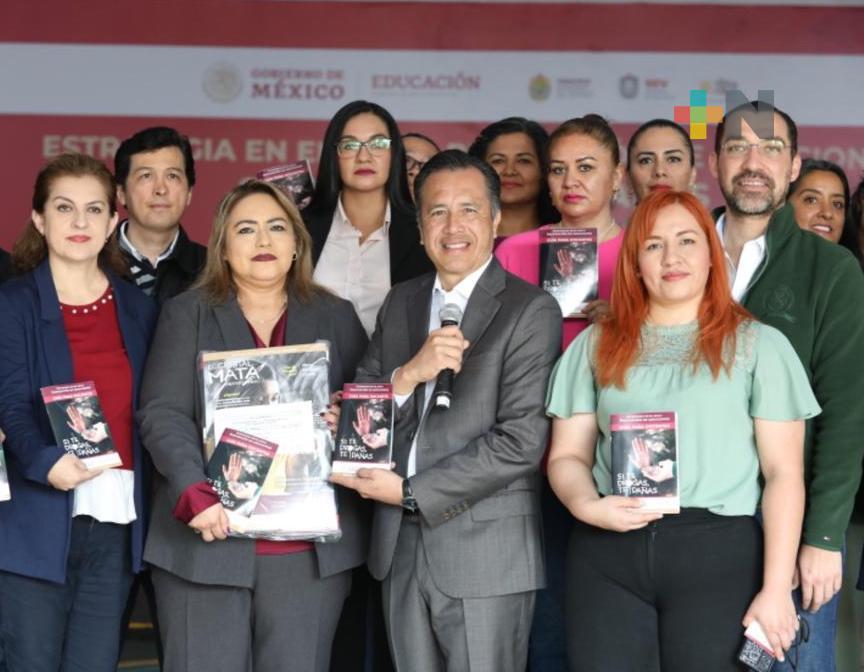 Por la salud de 640 mil estudiantes, se suma Veracruz a estrategia nacional contra las adicciones