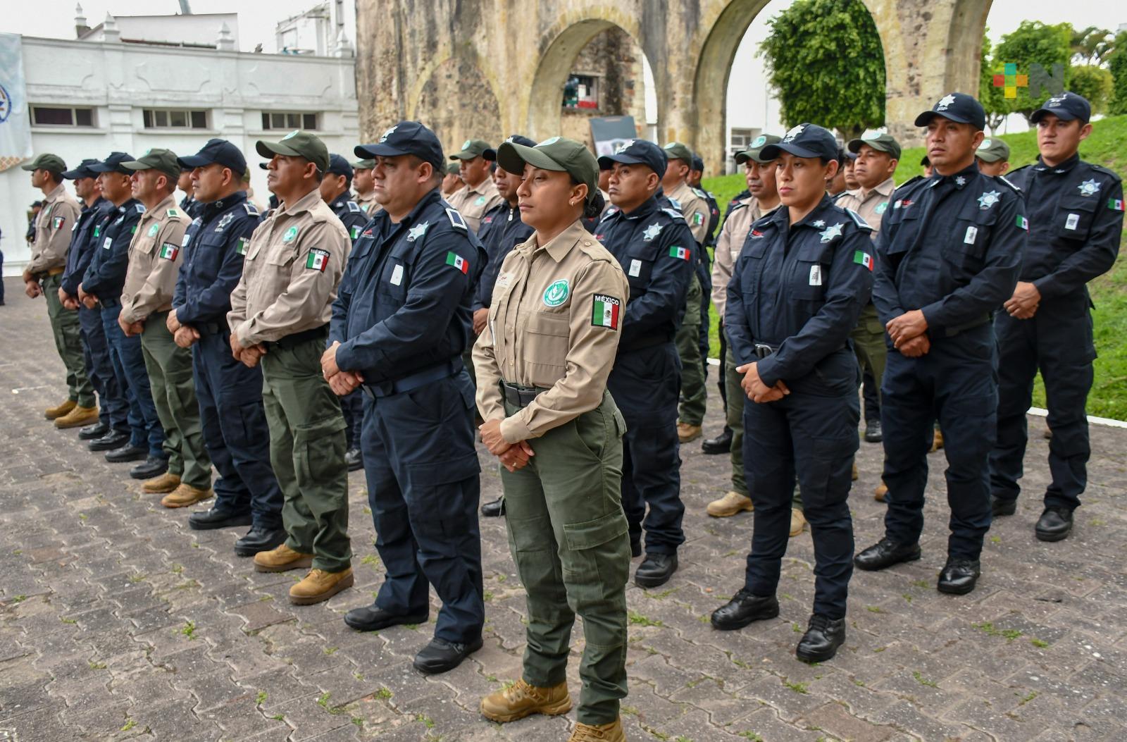 Concluyen 46 elementos de SSP, Curso de actualización para policía preventivo