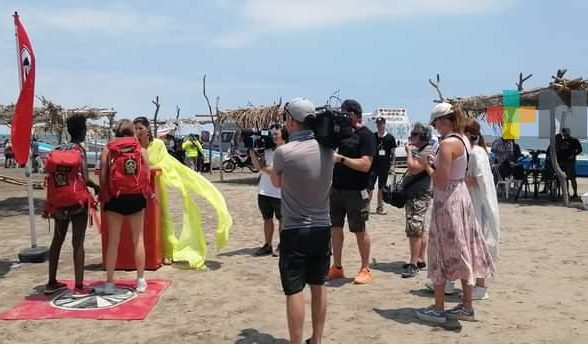 Reality show europeo graba en playas de Antón Lizardo