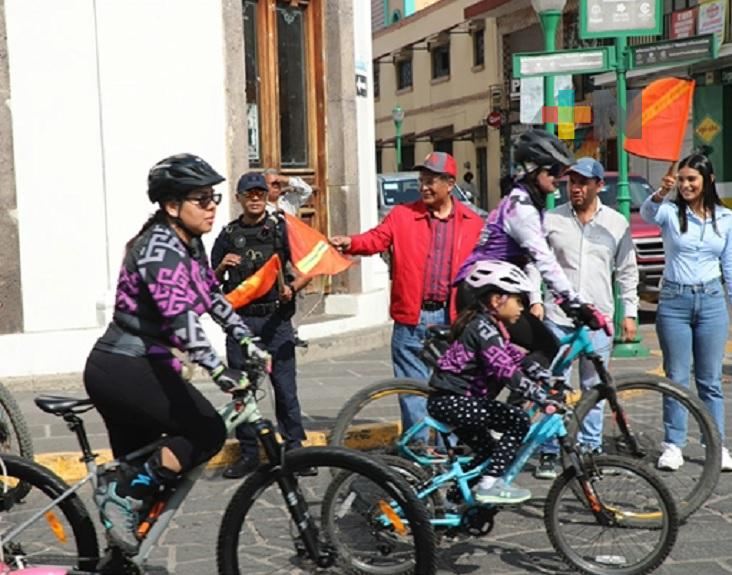 Realizan rodada familiar “Semana Santa Coatepec 2023”