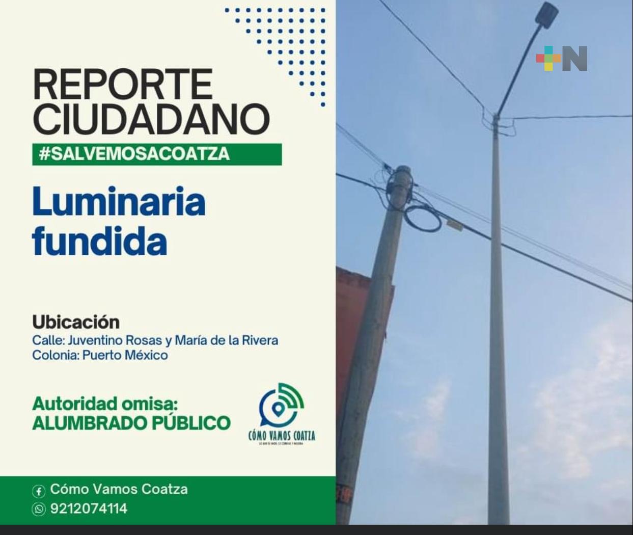 Página «Cómo vamos Coatza» recibe y soluciona reportes ciudadanos