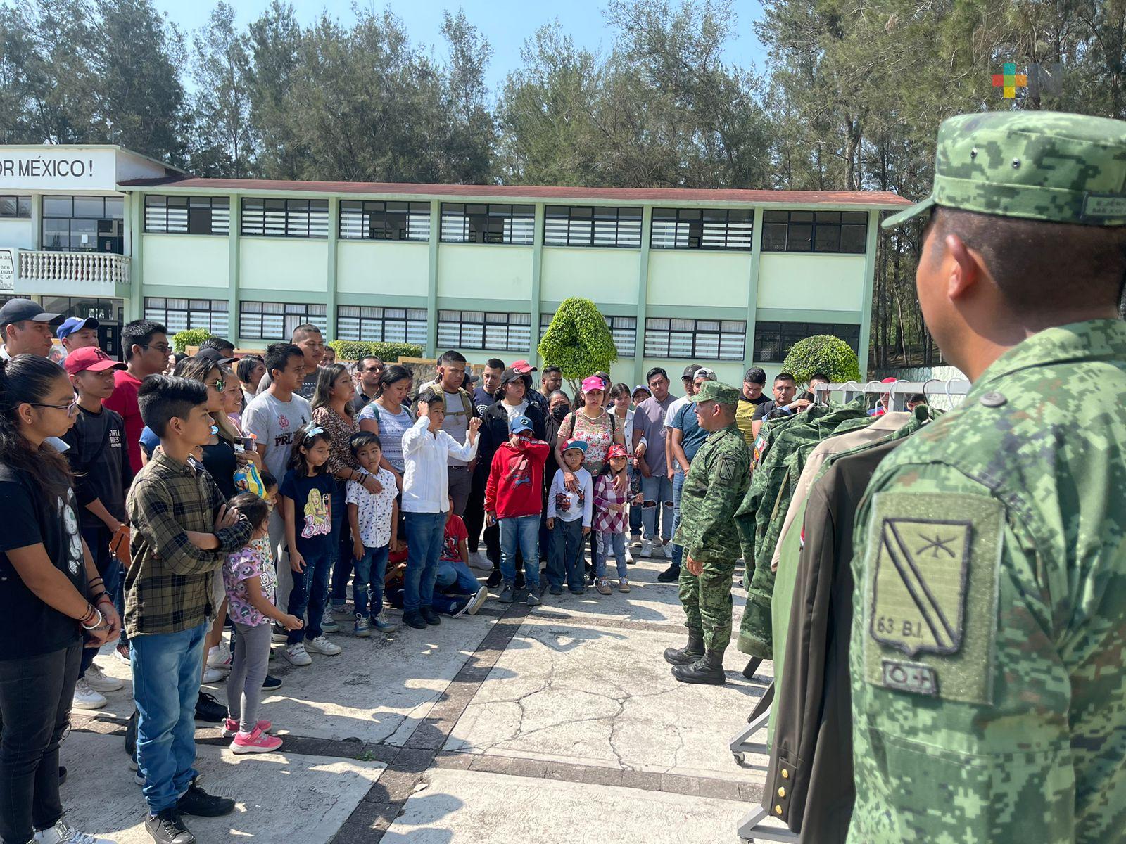 Sedena sigue con visitas guiadas en Cuartel Militar del 63 Batallón de Infantería del Encero