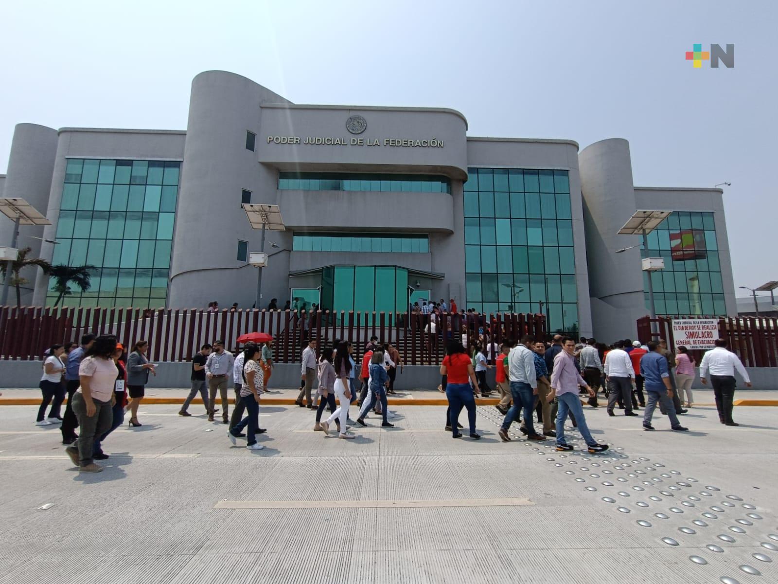 Edificios públicos y privados de Veracruz-Boca del Río participó en simulacro nacional 2023