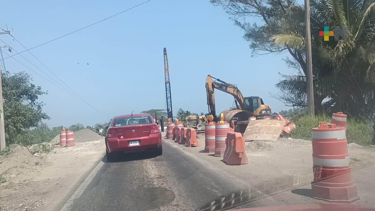 Reabren puente Casitas en Tecolutla