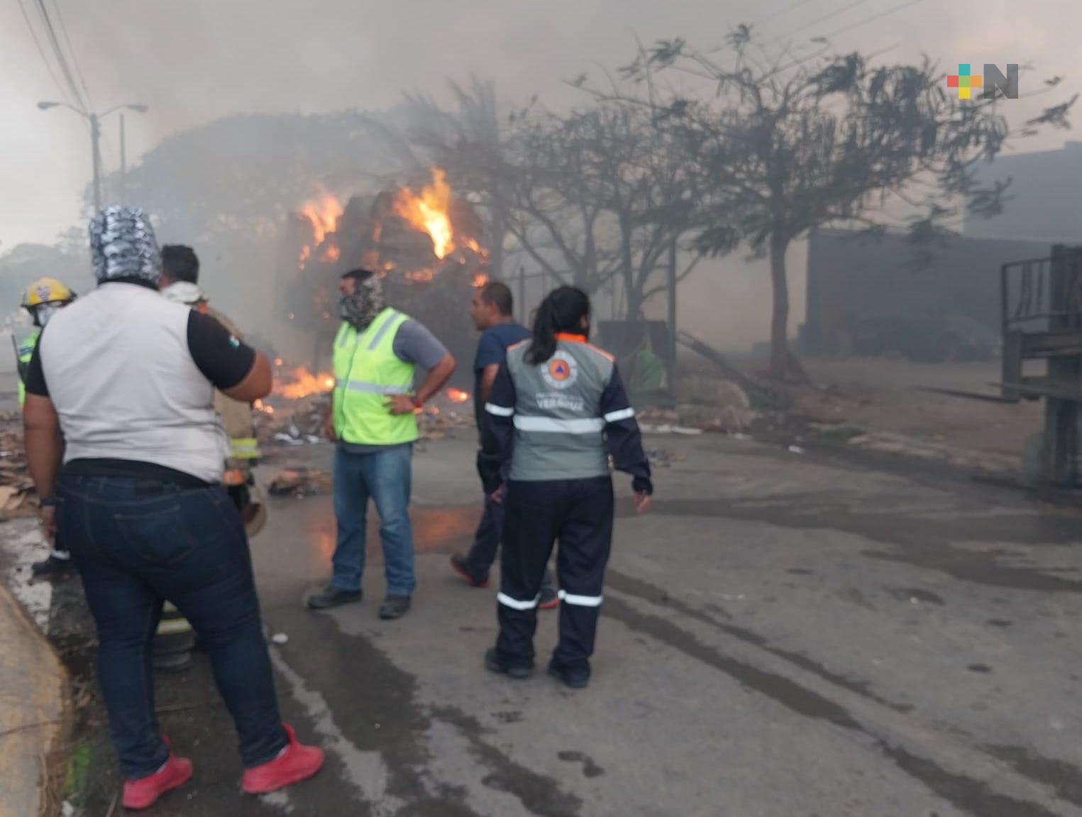 Recicladora incendiada había sido clausurada por PMA