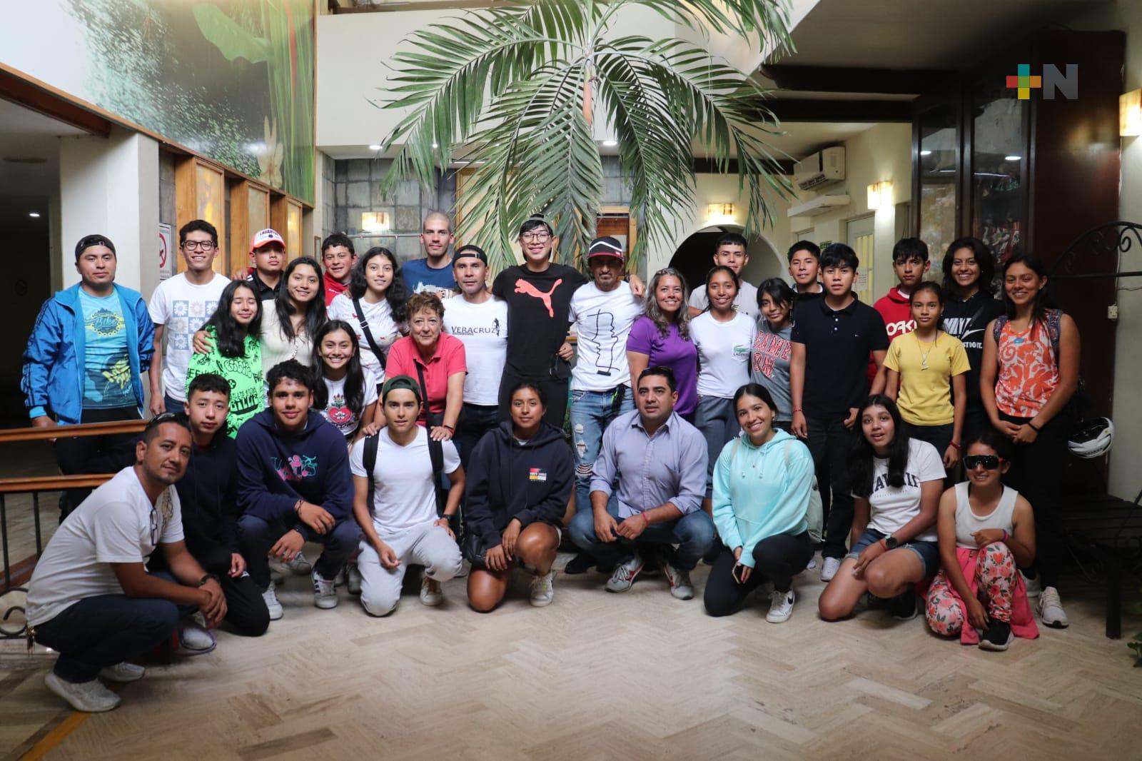 Viaja delegación veracruzana de ciclismo al Macro Regional