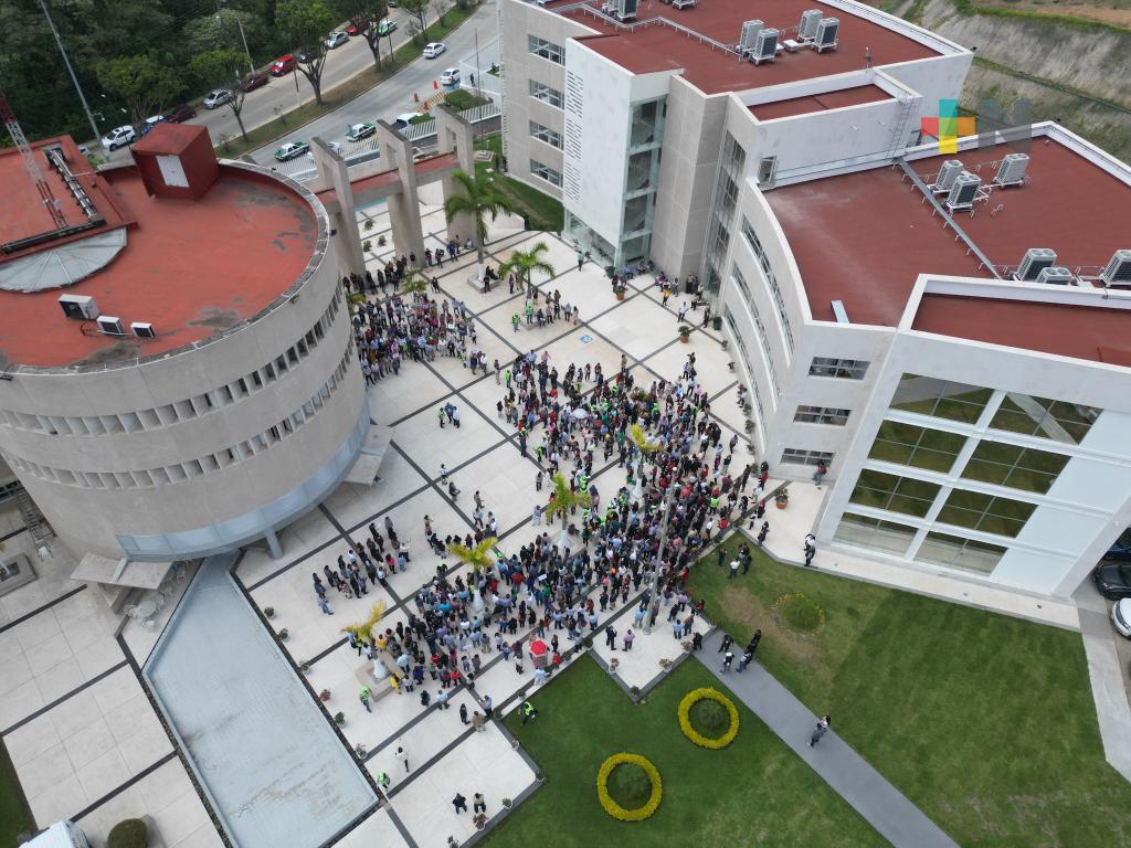 Fiscalía General del Estado participó en el Primer Simulacro Nacional 2023