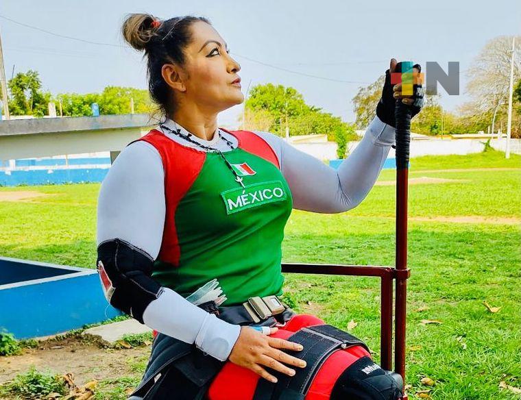 Ángeles Ortiz lista para competir en nel Grand Prix de Para Atletismo en Xalapa