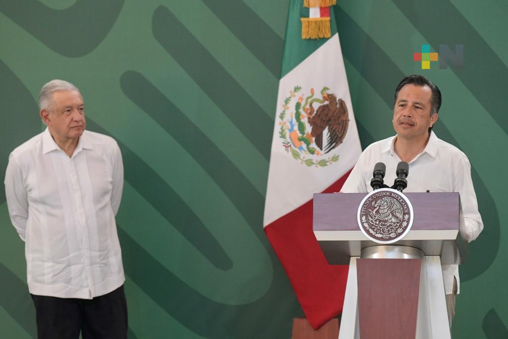 En seguridad, Veracruz ha avanzado muchísimo, estamos satisfechos: AMLO