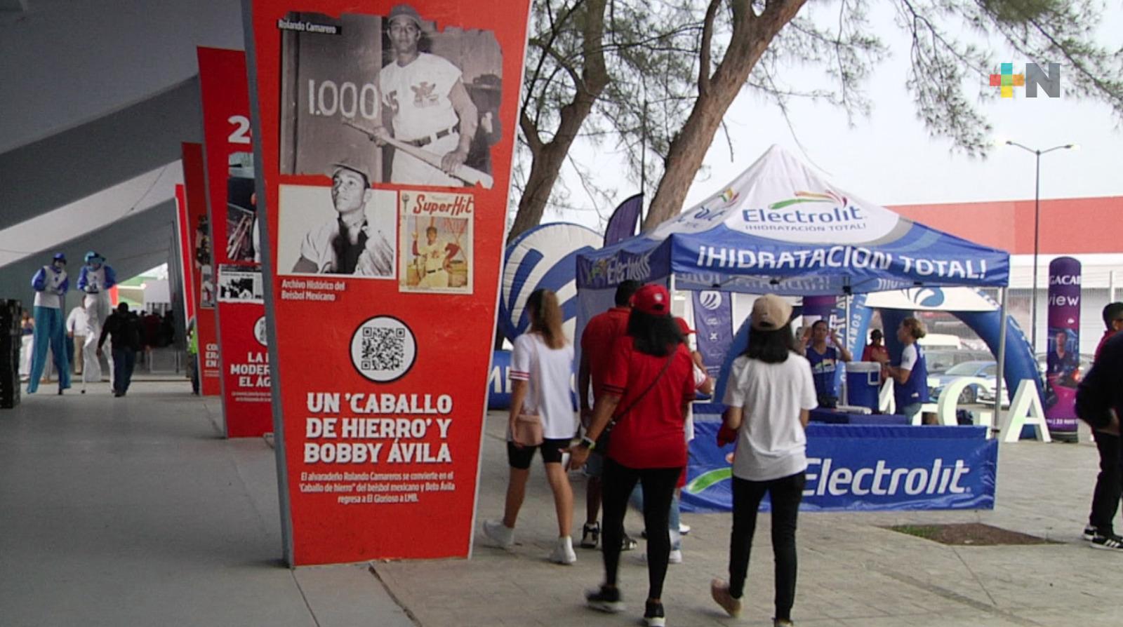 Columnas del estadio Beto Ávila cuentan la historia de El Águila de Veracruz