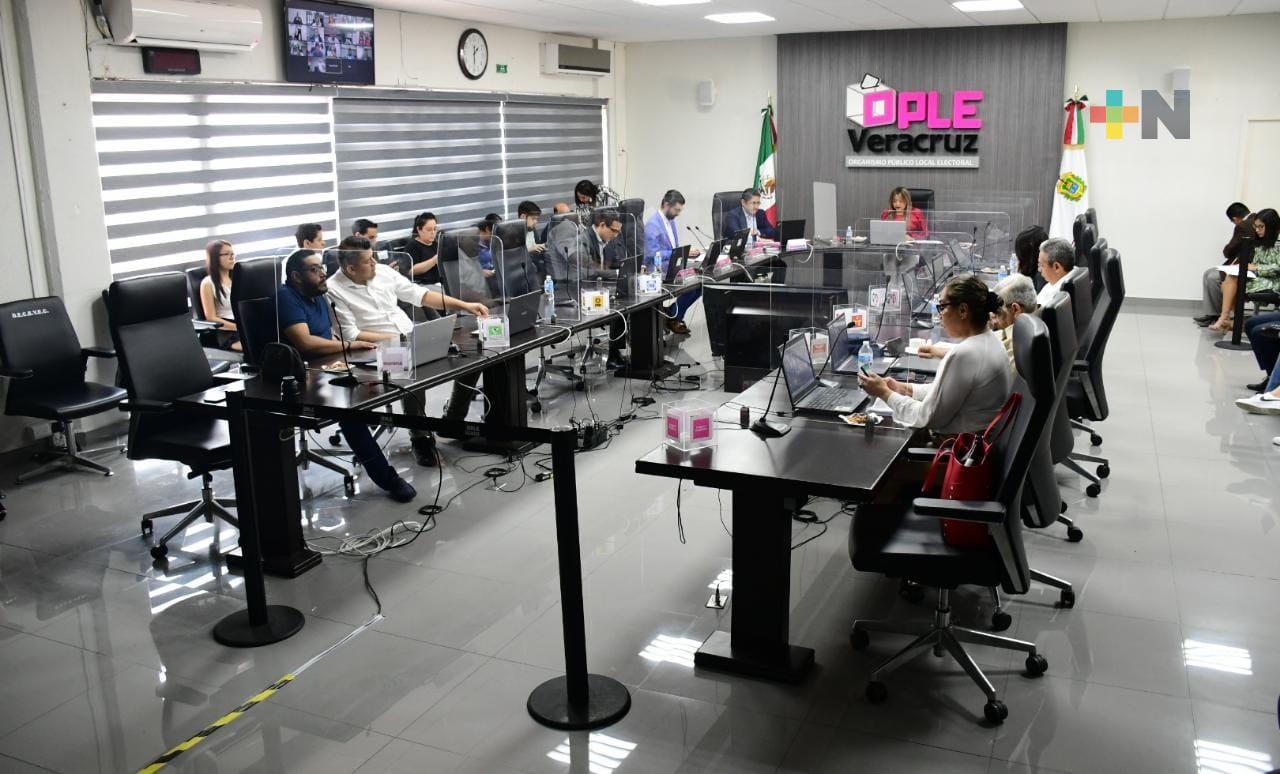 Por unanimidad, aprueba OPLE Veracruz informe trimestral del avance de la gestión financiera de 2023