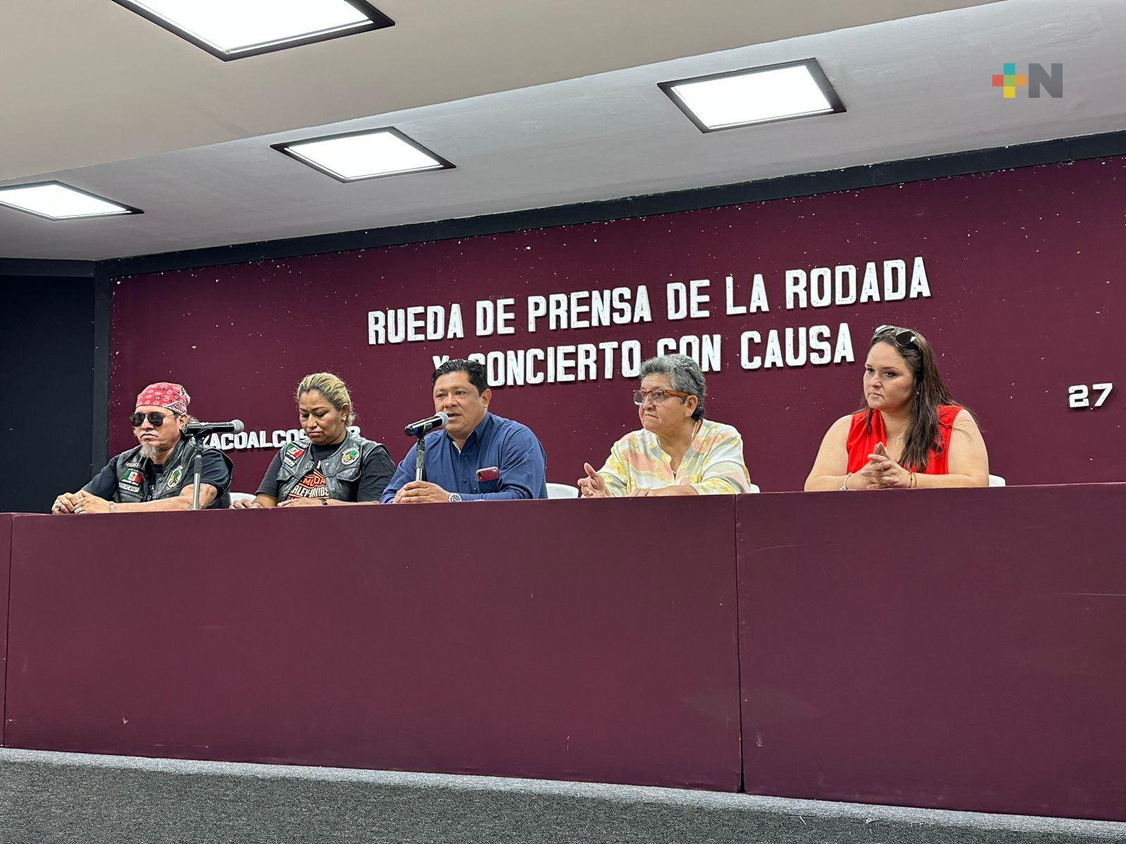 Realizarán rodada y concierto a favor de niños con cáncer en Coatzacoalcos
