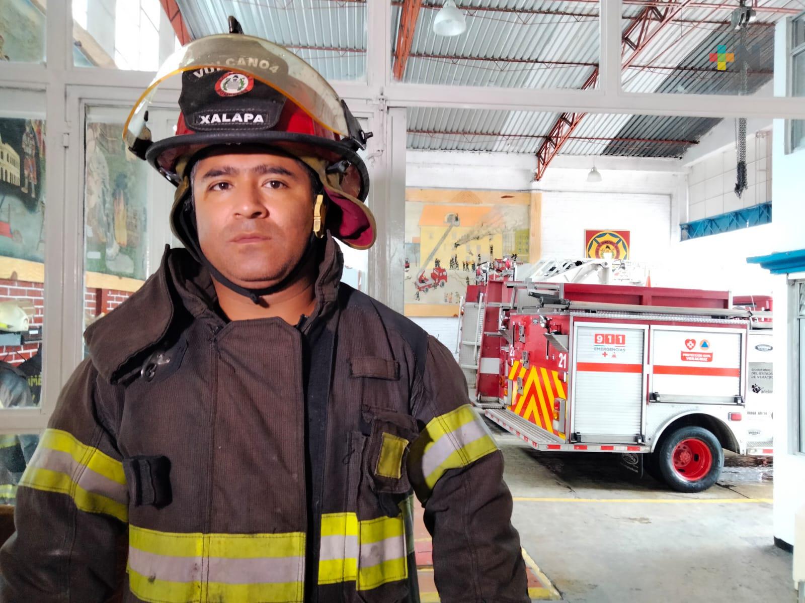 Bomberos de Xalapa con intensa actividad este sábado, atendiendo afectaciones