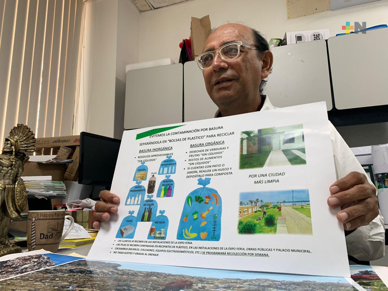 Camiones de limpia pública de Coatza requieren mantenimiento: Regidor