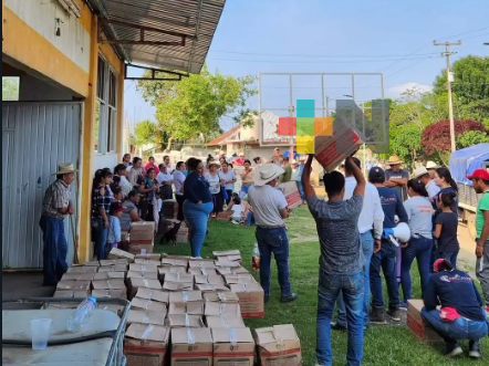 DIF estatal entrega apoyo alimentario en comunidades de Zacualpan