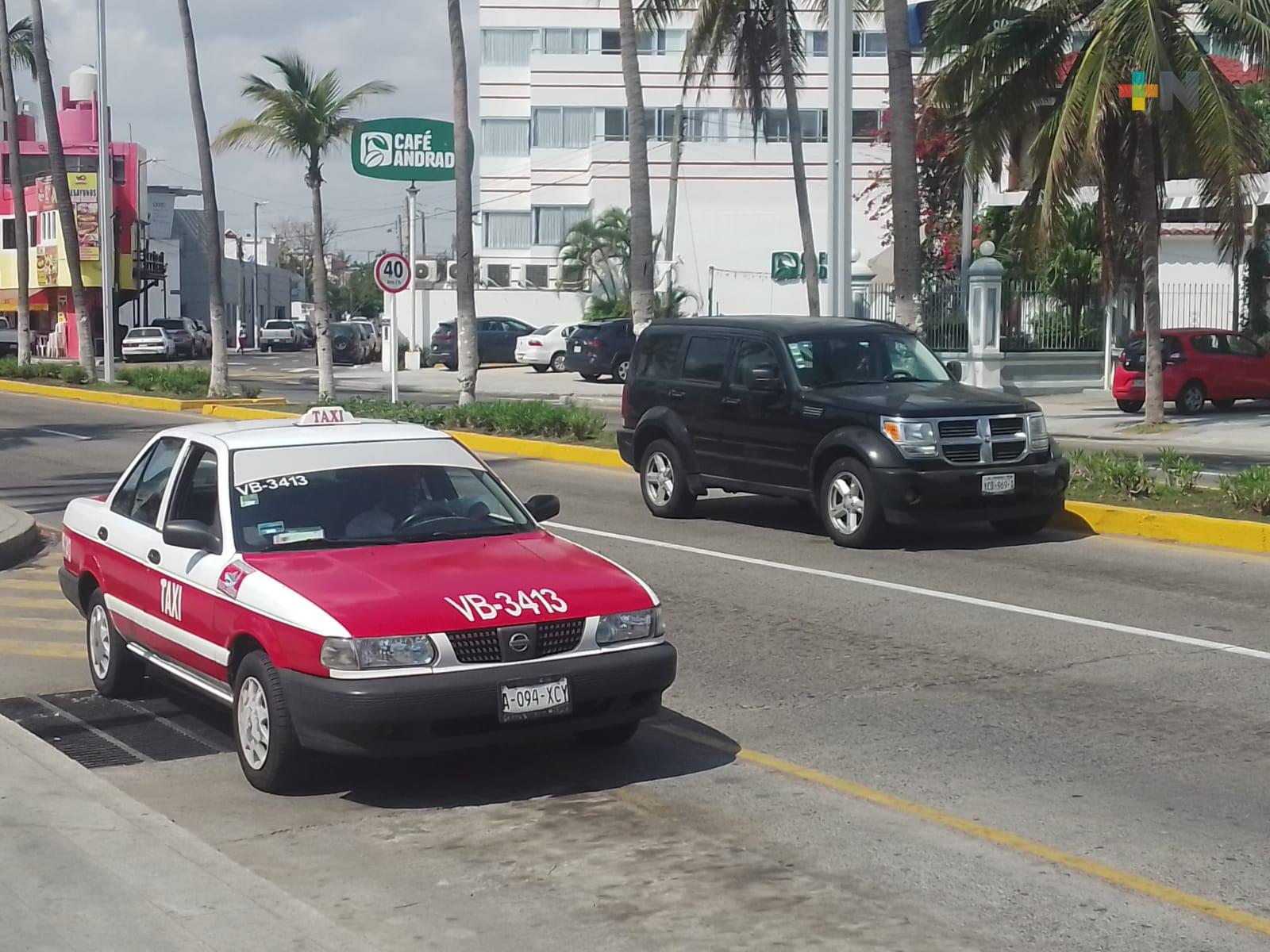 Durante vacaciones de Semana Santa, taxistas de Veracruz-Boca del Río aumentaron sus ingresos