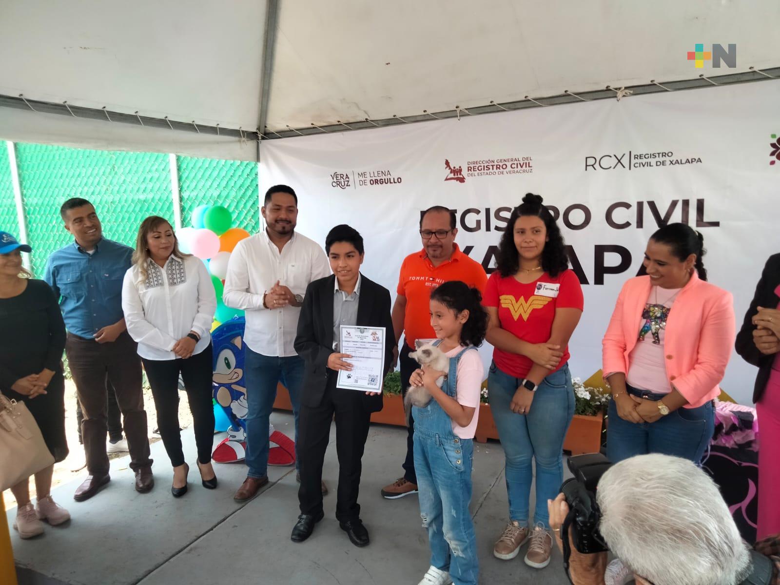 Registro Civil de Xalapa también celebró el Día del Niño