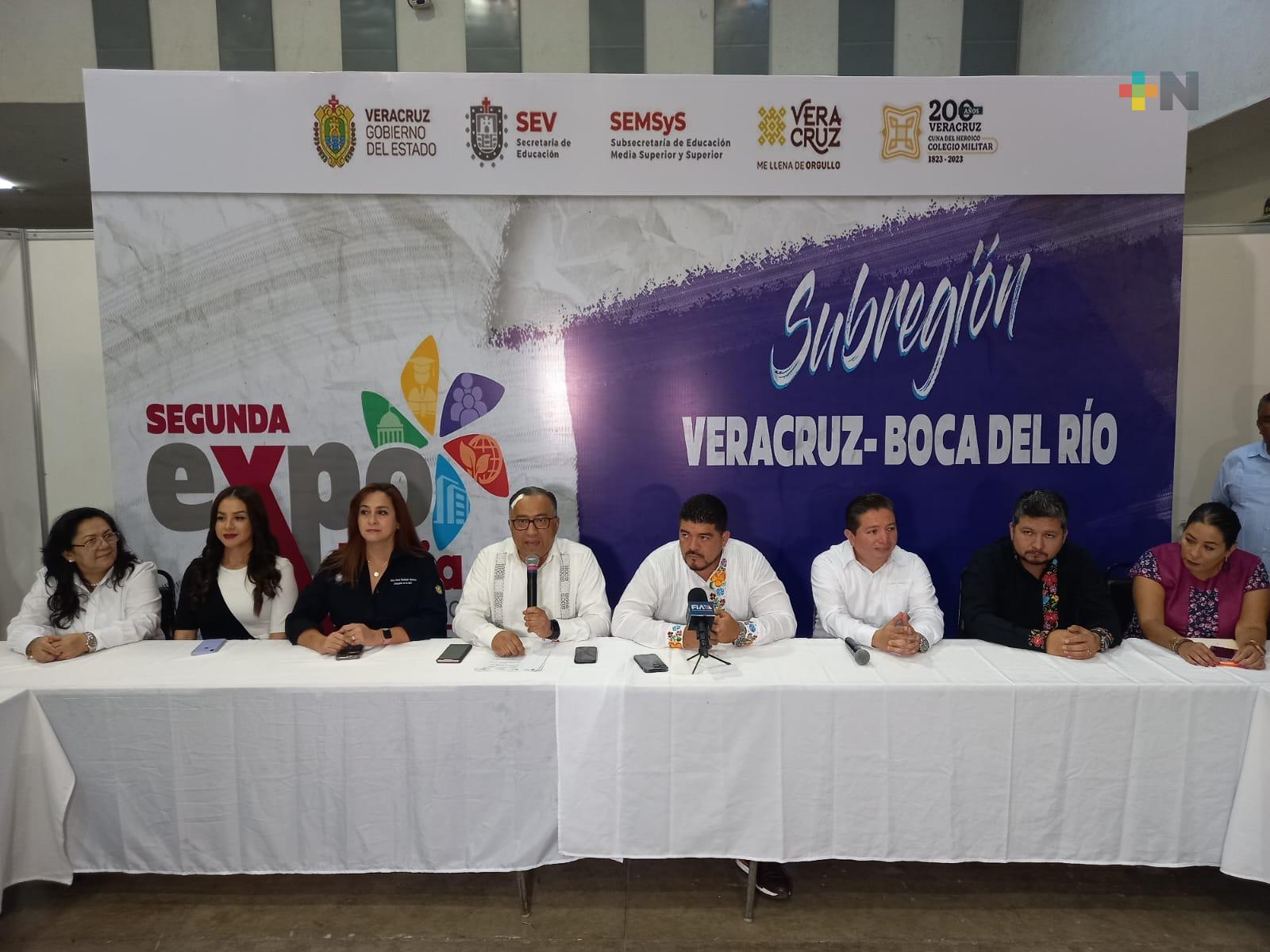 Se lleva a cabo Expo Feria Educativa 2023 edición Veracruz- Boca del Río