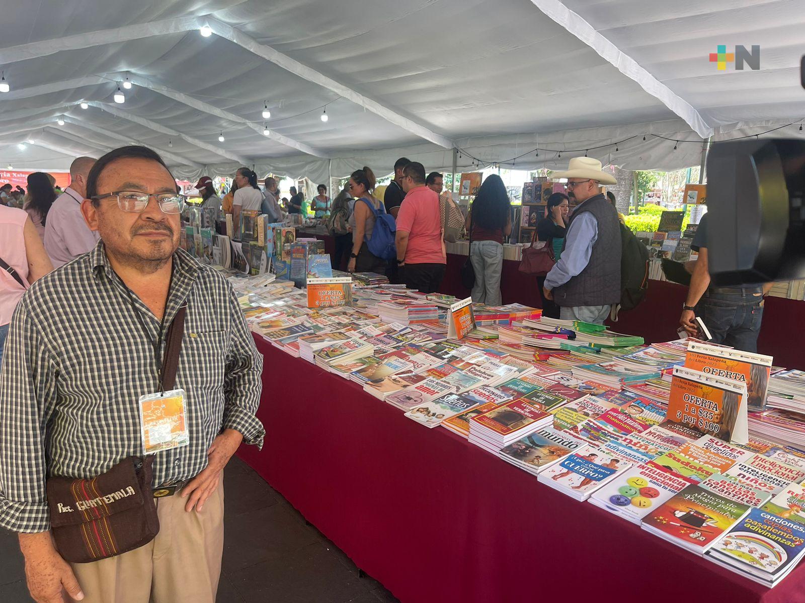 Se queda Feria Xalapeña del Libro hasta el 26 de abril
