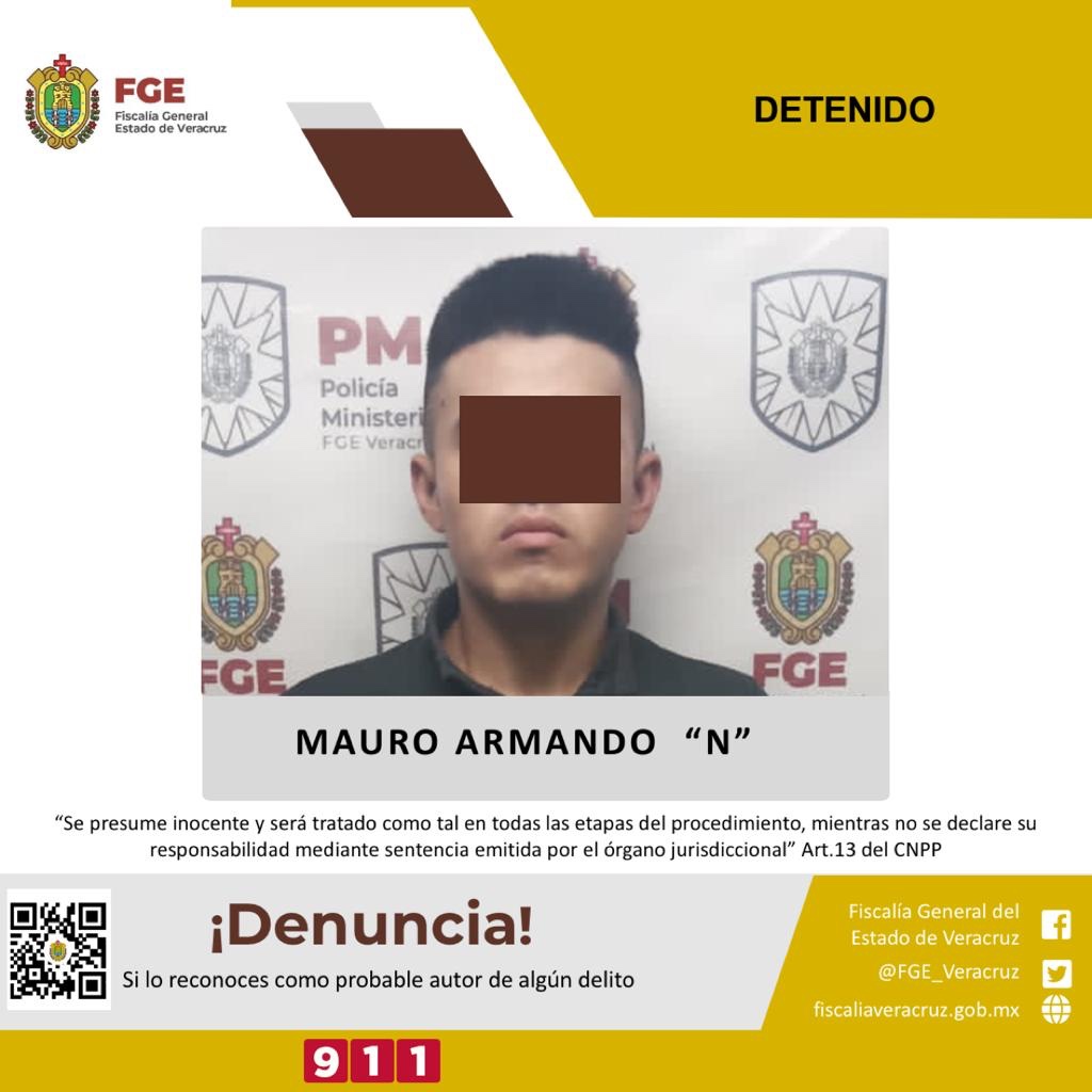FGE detiene a Mauro Armando “N”, es investigado por presunta participación en feminicidio de Yazareth Zepeta