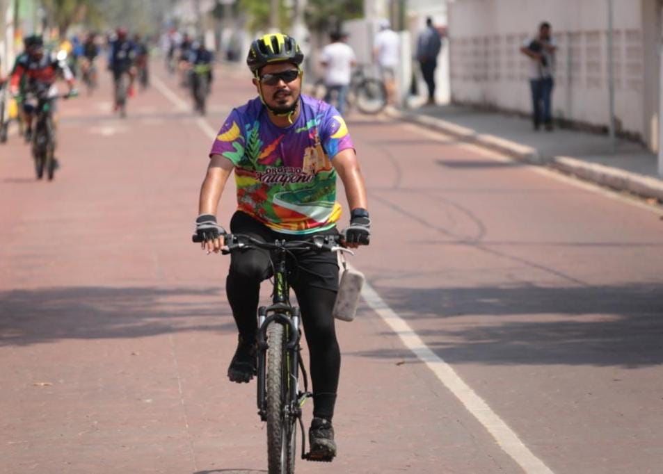 Rodada familiar permite conocer bellos lugares de Veracruz y reactivar economía local: Iván Luna