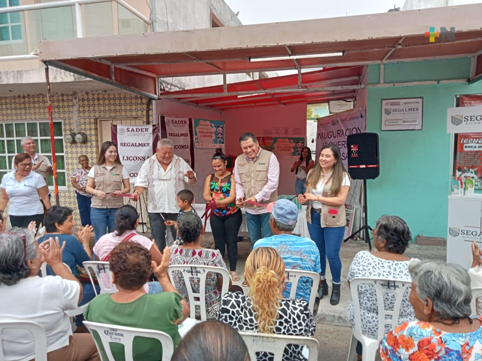 Inauguran lechería Liconsa en el municipio de Boca del Río