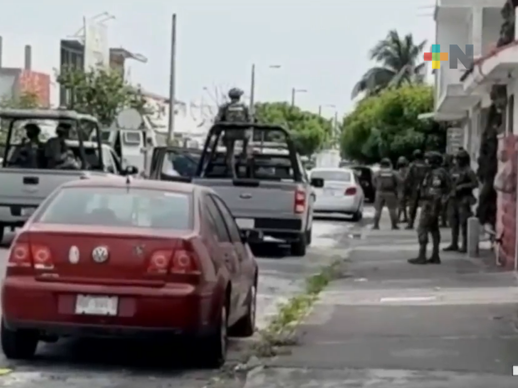 Marina realiza operativo en fraccionamiento Geo Villas Los Pinos